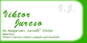 viktor jurcso business card